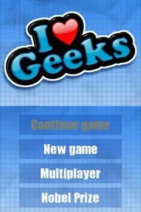 I Heart Geeks (USA) screen shot title